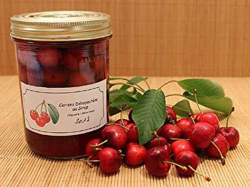 Cerises Dénoyautées au Sirop