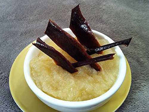 Compote de Pommes Juste au Pilon et ses Chips Croustillantes