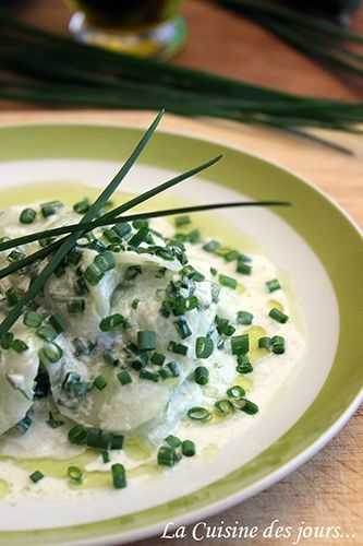 Concombre à la Crème et Ciboule du Jardin