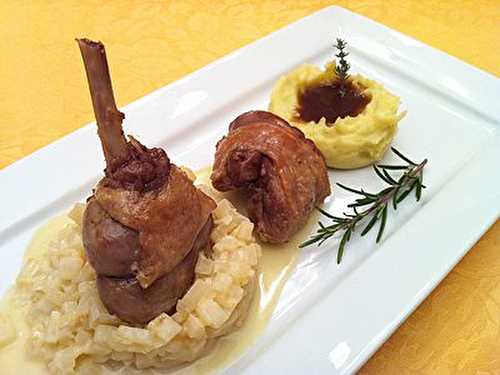 Cuisse de Canard au Célerisotto et son Jus aux Fruits Rouges