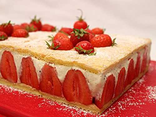 Fraisier au Mascarpone et Vanille de Madagascar