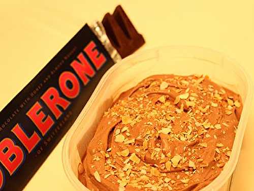 Glace au Chocolat Toblerone Noir