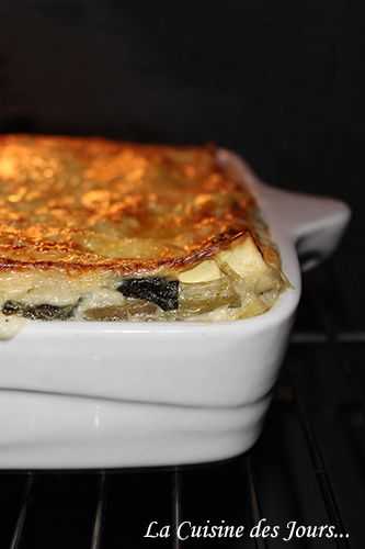 Lasagnes de Bettes Béchamel Fromage de Chèvre Frais