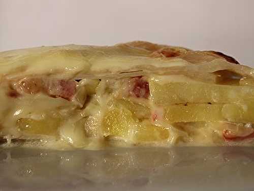Millefeuille de Chou Vert et Pomme de Terre au Saint-Nectaire