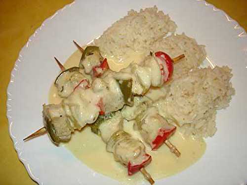 Mini-Brochettes de Poulet Marinées au Cumin et Fleur de Thym