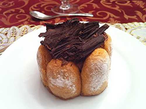 Mini-Charlotte Chocolat-Café et sa Pointe de Rhum - La Cuisine des  Jours...