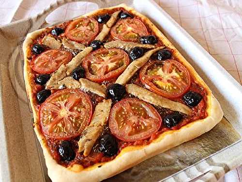 Pizza aux Filets de Sardines