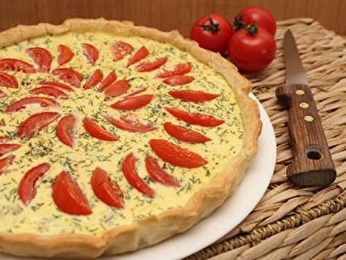 Quiche au Thon à la Tomates et à l'Aneth