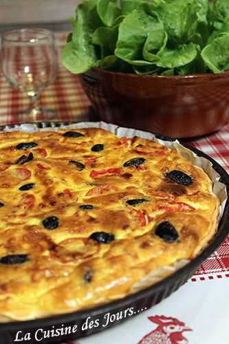 Quiche au Thon et à la Tomate Moutardée