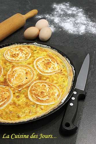 Quiche Fondue de Poireaux & Fromage de Chèvre