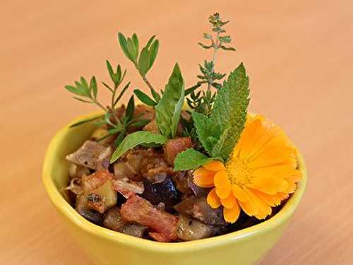 Ratatouillade à ma Façon et Herbes Fraîches du Jardin