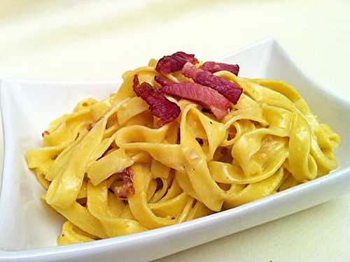 Tagliatelles à la Carbonara