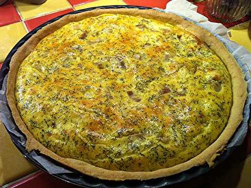 Tarte aux Restes de Poulet et de Fromages à l’Aneth