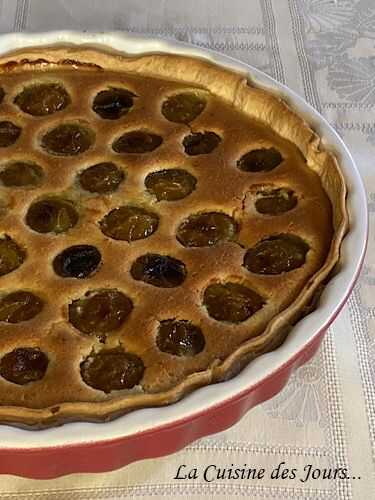 Tarte aux Reines-Claudes Amandine