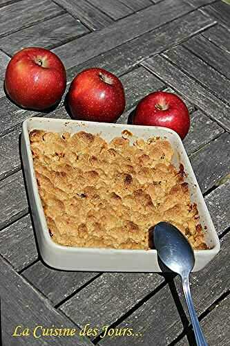 Crumble aux pommes