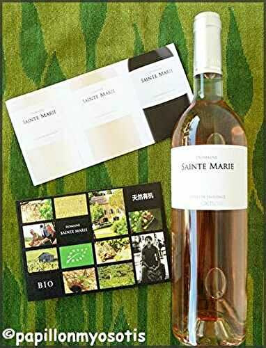 AOC COTES DE PROVENCE : DOMAINE SAINTE MARIE [#SAINTTROPEZ #STTROPEZ #VIN #COTEDAZUR]