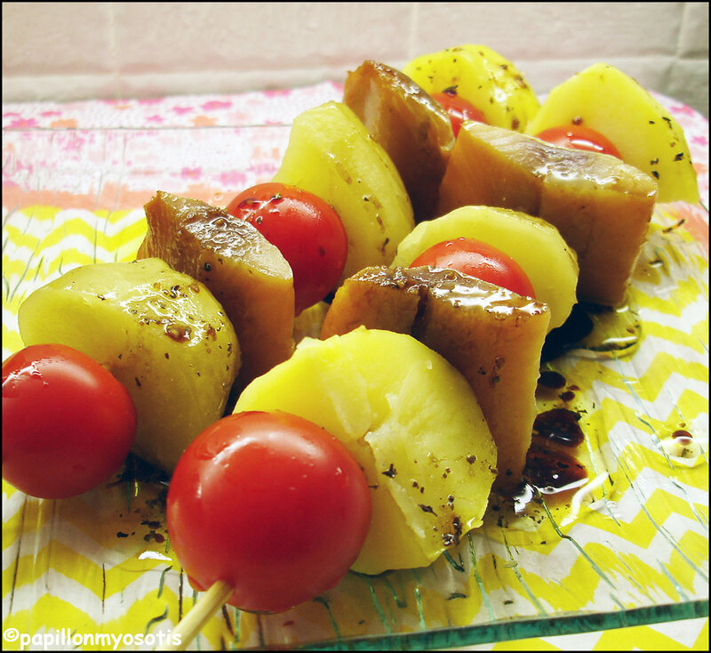 BROCHETTES DE LA BALTIQUE (POMMES DE TERRE & HARENG) [#RECETTE #FAITMAISON #POISSON]