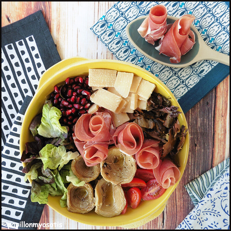 BUDDHA BOWL AU JAMBON DE PARME [#ITALIANFOOD #HEALTHYFOOD #PARME #PROSCIUTTODIPARMA]