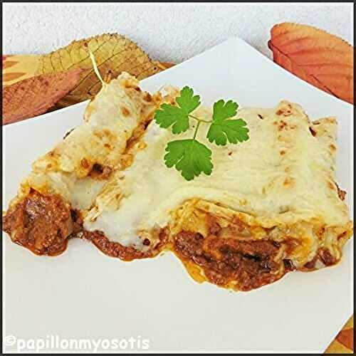 CANNELLONIS A LA BOLOGNAISE [#ITALIE #ITALIANFOOD #PASTA]