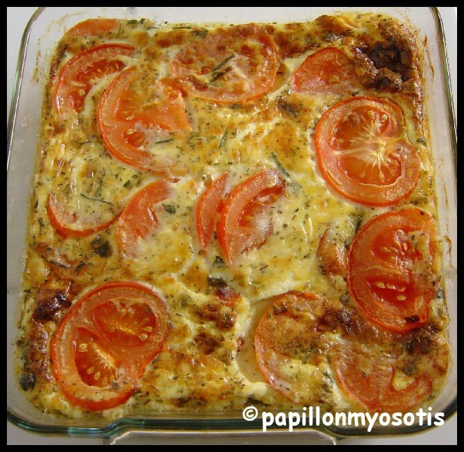 CLAFOUTIS A LA TOMATE