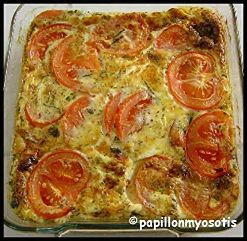 CLAFOUTIS A LA TOMATE