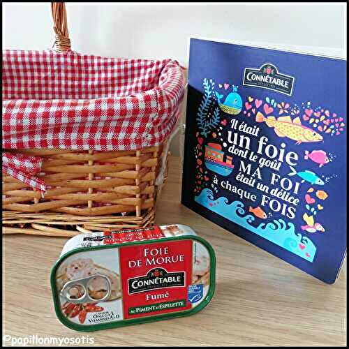 CONSERVE DE FOIE DE MORUE FUME AU PIMENT D'ESPELETTE [#POISSON #BRETAGNE #CONSERVES]
