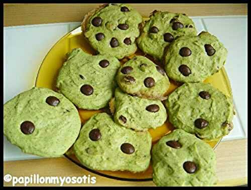 COOKIES MENTHE CHOCOLAT (ALIAS LES COOKIES SHREK)