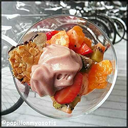 COUPE DE FRUITS ET SA MOUSSE DE FRUITS [#WOOS #FRUITS #DESSERT #GLUTENFREE]