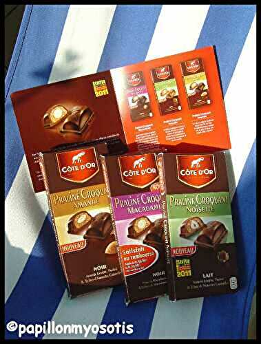 CRAQUEZ POUR LES NOUVELLES TABLETTES COTE D'OR - LANCEMENT CONCOURS CHOCOLATE PARTY LA CUISINE DU P’TIT CHEF - LOTS A GAGNER