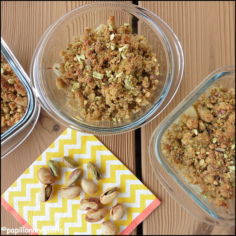 CRUMBLE DE CÉLERI RAVE [#LEGUMES #WONDERFULPISTACHIOS]