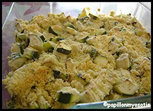 CRUMBLE DE COURGETTES