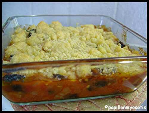 CRUMBLE DE TOMATES CARAMELISEES