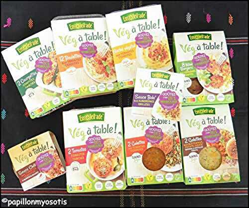 ENSOLEIL'ADE : GAMME 100% VÉGÉTAL : VEG A TABLE ! [#VEGETARIEN #VEGAN #LEGUMES]