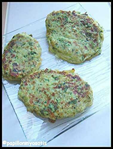 GALETTES DE COURGETTES