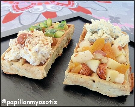 GAUFRES DE POMMES DE TERRE, BRILLAT SAVARIN & FOURME D'AMBERT [#FROMAGE #CHEESE #CHEESEDAY]