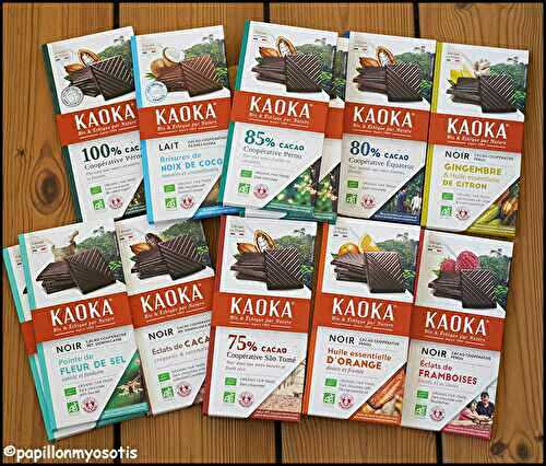 KAOKA OU LE CHOCOLAT BIO & ETHIQUE + CONCOURS [#CHOCOLAT #KAOKA #BIO #ENTREPRISEFRANCAISE #CONCOURS #JEUCONCOURS]