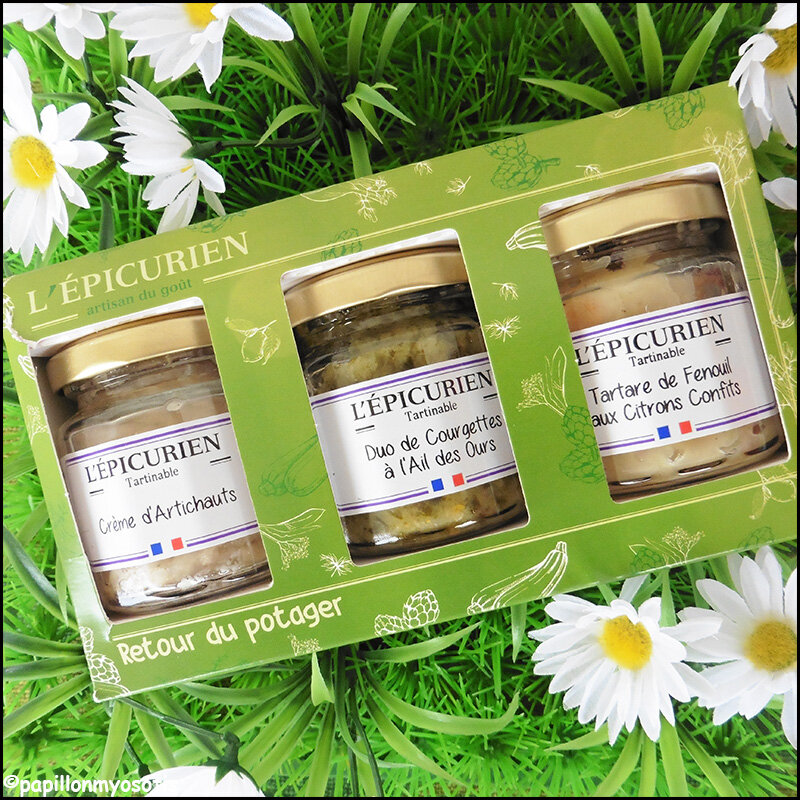 L’ÉPICURIEN : COFFRET PRINTANIER ET VEGGIE : RETOUR DU POTAGER [#LEPICURIEN #VEGGIE #APERO #SPRING #MADEINFRANCE #VEGETARIEN]