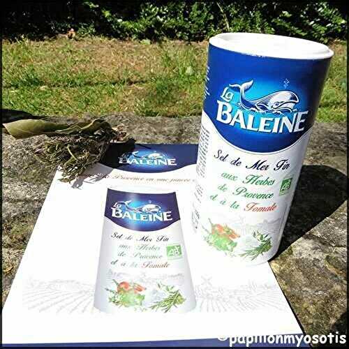 LA BALEINE : SEL DE MER FIN AUX HERBES DE PROVENCE ET A LA TOMATE [#LABALEINE #BIO #ORGANIC #PROVENCE]