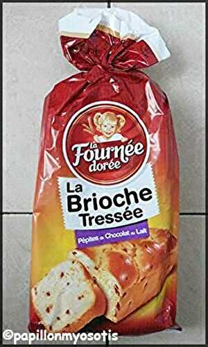 LA FOURNÉE DORÉE : BRIOCHE TRESSÉE AUX PÉPITES DE CHOCOLAT AU LAIT [#FOOD #PETITDEJEUNER]