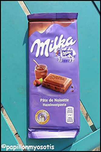 LA TABLETTE MILKA PÂTE DE NOISETTE [#CHOCOLAT #MILKAADDICT #MILKA]