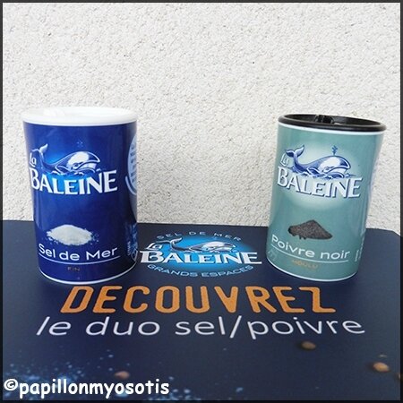 LE DUO SEL ET POIVRE DE LA MARQUE LA BALEINE [#NOUVEAUTÉ #FOOD]