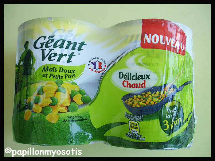 LE MAÏS ET LES PETITS POIS GEANT VERT ÉGAYENT VOS REPAS ! [#GEANTVERT #LEGUMES]