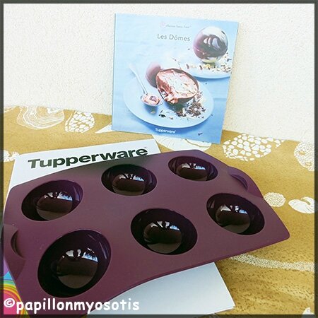 LE MOULE À DÔMES EN SILICONE DE TUPPERWARE [#USTENSILES #CUISINE #TUPPERWARE]