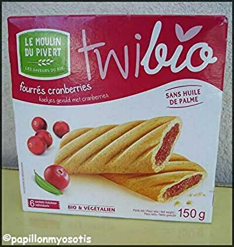 LE MOULIN VERT : BISCUIT TWIBIO CRANBERRY [#HEALTHFOOD #BIO #VEGETALIEN #CRANBERRY]