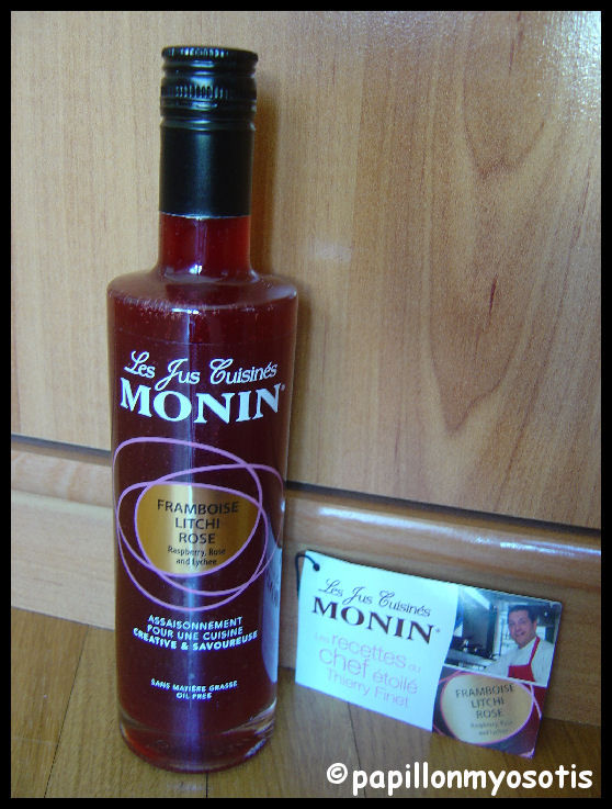 LES JUS CUISINES MONIN & PETITE RECETTE FRUITEE