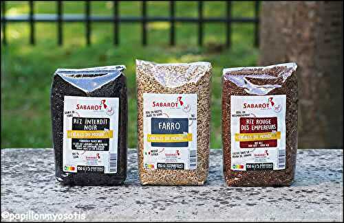 LES NOUVEAUTÉS DE LA MARQUE SABAROT - FARRO, RIZ ROUGE, RIZ NOIR [#MADEINFRANCE #AUVERGNE #HAUTELOIRE #SABAROT]