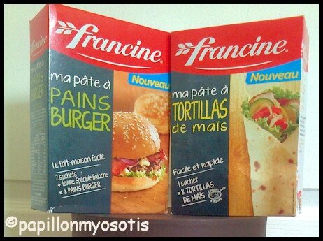 LES PRÉPARATIONS FRANCINE : PAINS BURGER & TORTILLAS [#FRANCINE #FARINE]