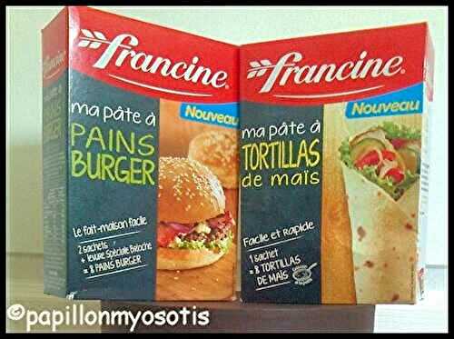 LES PRÉPARATIONS FRANCINE : PAINS BURGER & TORTILLAS [#FRANCINE #FARINE]