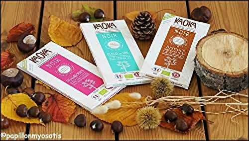 LES TABLETTES DE CHOCOLAT KAOKA [#CHOCOLAT #KAOKA #BIO #ENTREPRISEFRANCAISE]