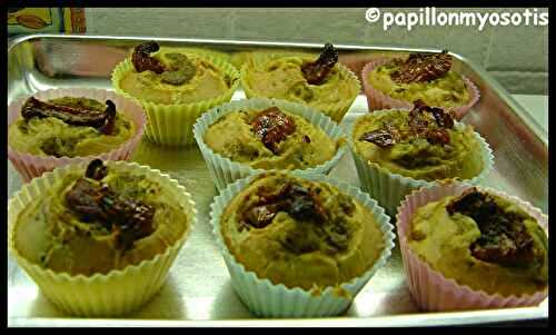 MUFFINS AUX TOMATES SECHEES & ESQUICHADE DE COURGETTES